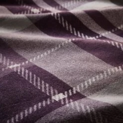 Dreams & Drapes Lodge Colville Check Duvet Cover Set - Plum -Home Furnishings Store colville check plum 4