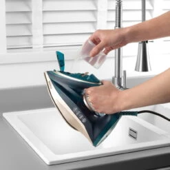 Beldray Duo Glide Steam Iron 2200W -Home Furnishings Store duo glide steam iron anti drip and anti calc water spray function and easy grip handle beldray bel01480 150 5054061109061 46288
