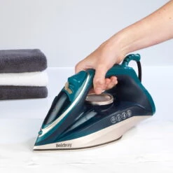 Beldray Duo Glide Steam Iron 2200W -Home Furnishings Store duo glide steam iron anti drip and anti calc water spray function and easy grip handle beldray bel01480 150 5054061109061 58836