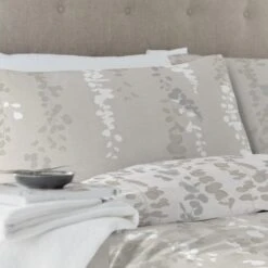 Drift Eucalyptus Trail Duvet Cover Set - Grey -Home Furnishings Store eucalyptus trail duvet grey 2