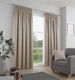 Fusion Galaxy Dim Out Curtains - Natural