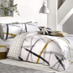Appletree Style Leda Duvet Cover Set - Grey