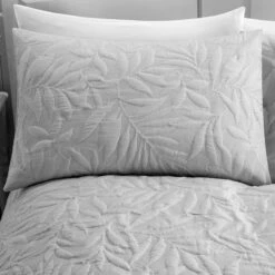 Serene Luana Duvet Cover Set - Silver -Home Furnishings Store luana duvet silver 2