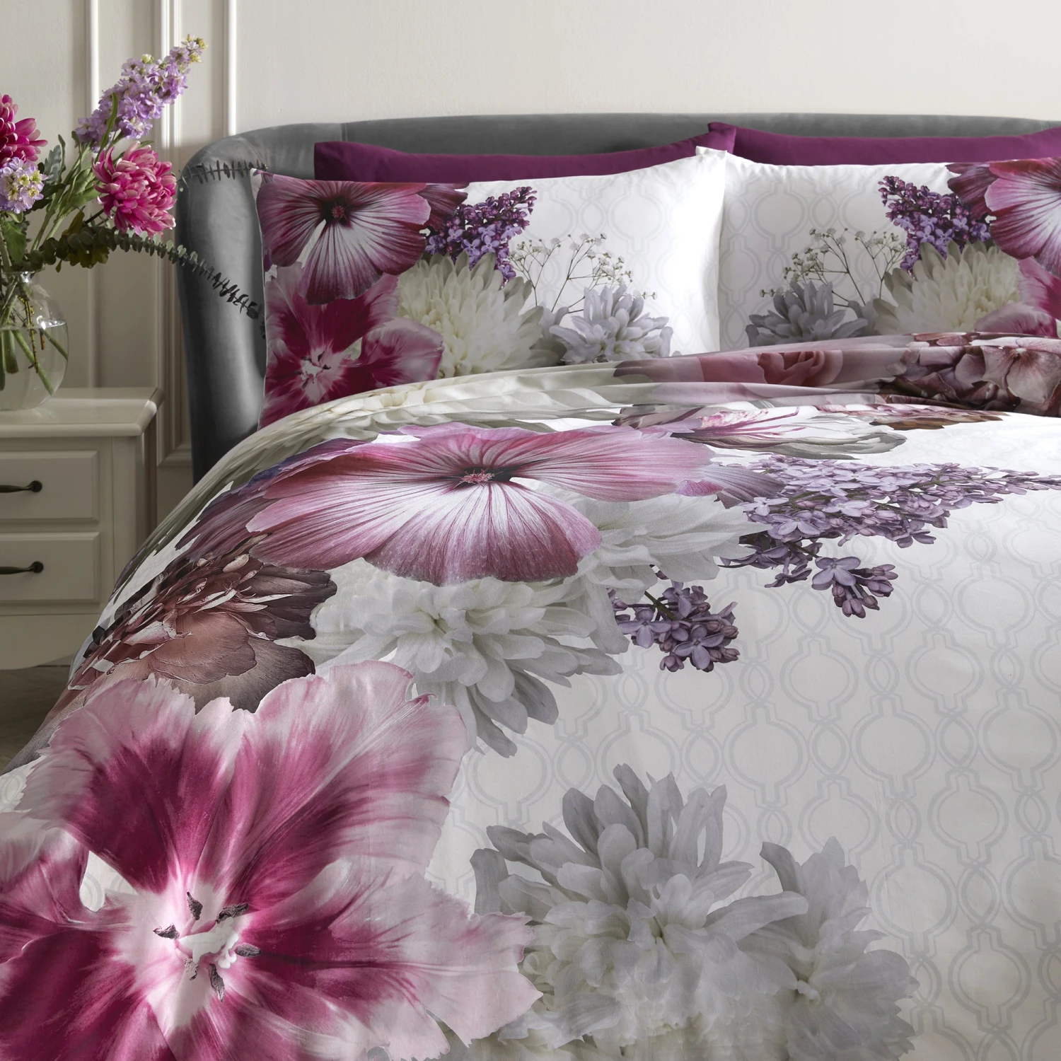 Laurence Llewelyn-Bowen Mayfair Lady Duvet Cover Set - Multi 2 Laurence Llewelyn-Bowen Mayfair Lady Duvet Cover Set - Multi - Image 2