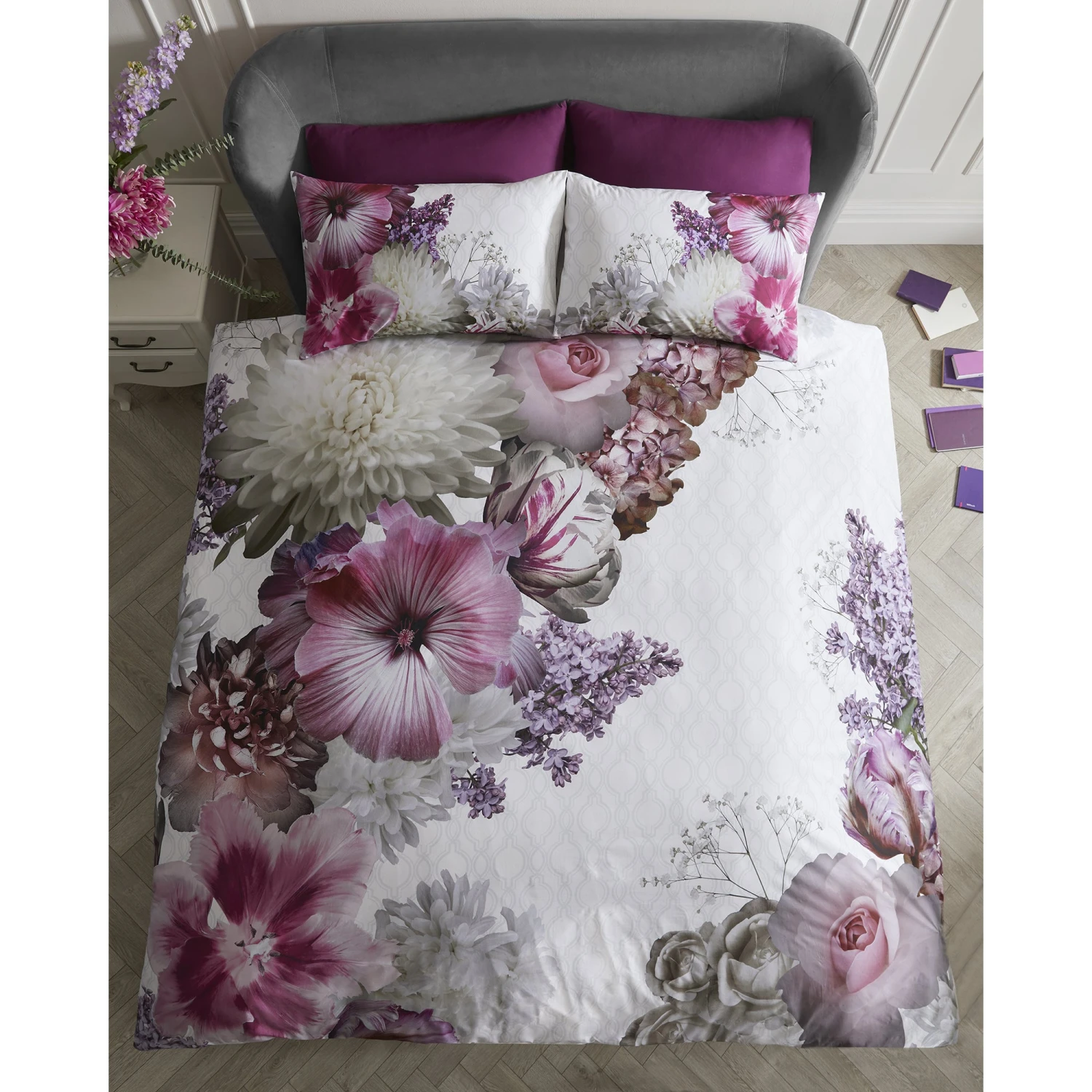 Laurence Llewelyn-Bowen Mayfair Lady Duvet Cover Set - Multi 1 Laurence Llewelyn-Bowen Mayfair Lady Duvet Cover Set - Multi