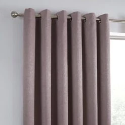 Fusion Strata Eyelet Curtains - Blush -Home Furnishings Store strata curtains blush 5